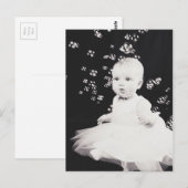 Zwart-wit portret briefkaart (Voorkant / Achterkant)