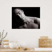 Zwart-wit portret poster (Keuken)