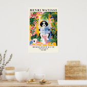 Zwart-wit Portugese Waterdog print (Keuken)