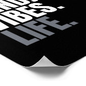 Zwart-wit positief Poster (Hoek)