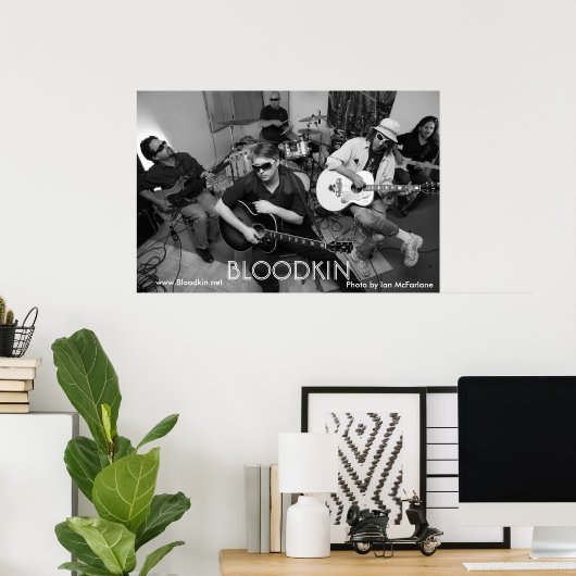 Zwart-wit Poster (Thuiskantoor)