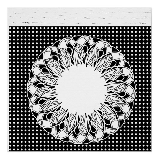 Zwart-wit Poster (Voorkant)