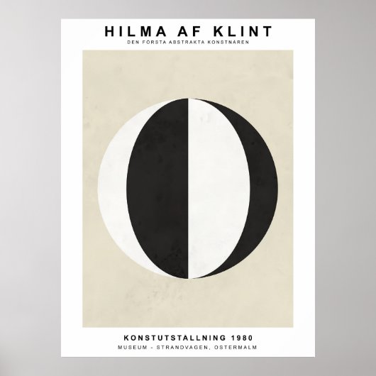Zwart Wit Poster (Voorkant)