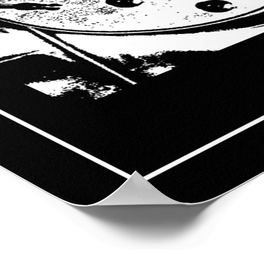 Zwart-wit Poster (Hoek)