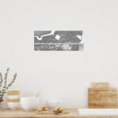 Zwart-wit Poster (Keuken)