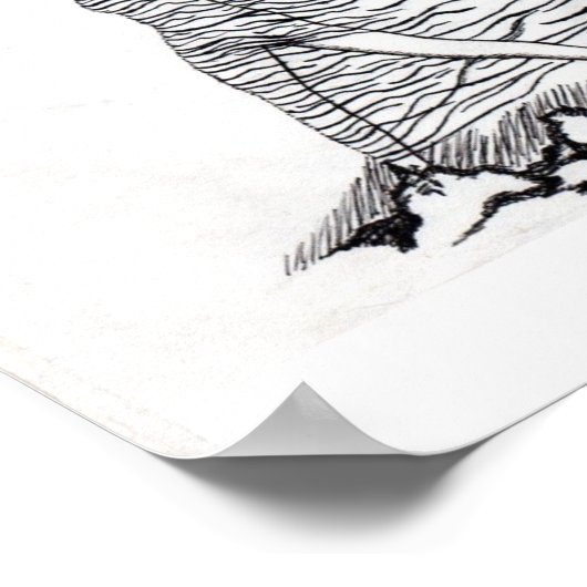 Zwart/Wit Poster (Hoek)