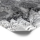 zwart-wit Poster (Hoek)