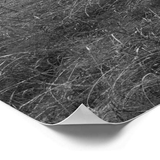 Zwart-wit poster. poster (Hoek)