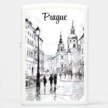 Zwart-wit Praag