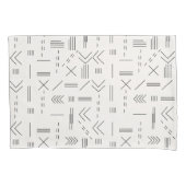 Zwart Wit Prachtig modern geometrisch patroon Kussensloop (Voorkant-Links)