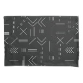 Zwart Wit Prachtig modern geometrisch patroon Kussensloop (Voorkant-Links)