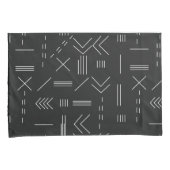 Zwart Wit Prachtig modern geometrisch patroon Kussensloop (Voorkant-Rechts)