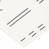 Zwart Wit Prachtig modern geometrisch patroon Tafelkleed (Gekanteld)