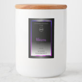 Zwart wit product Etiketten Paars roze Lijst Logo (Voorkant)