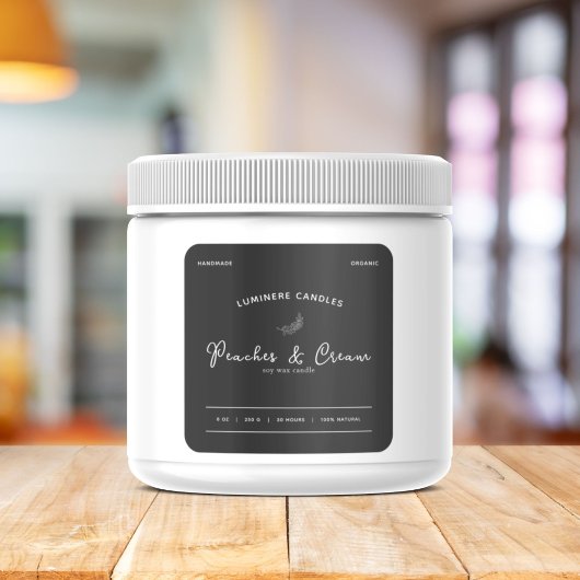 Zwart-wit Product Label Sticker