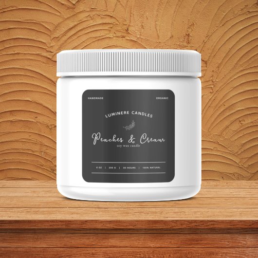 Zwart-wit Product Label Sticker