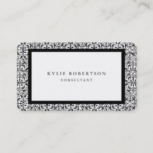 zwart-wit Professional klassiek Visitekaartje