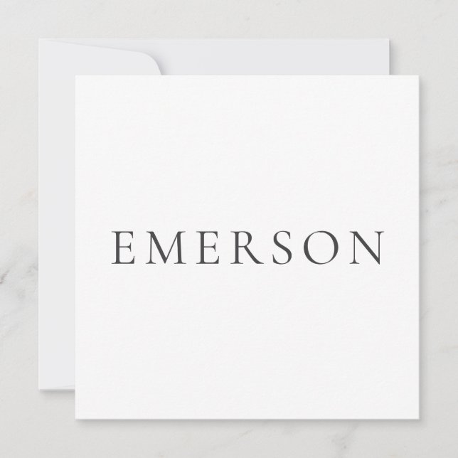 Zwart wit professioneel minimalistisch modern gewo (Voorkant)