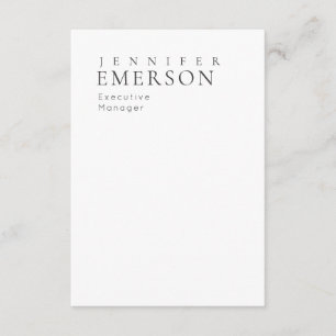 Zwart wit professioneel minimalistisch modern gewo informatiekaartje