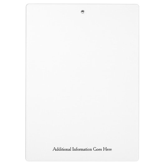 Zwart-wit Professionele Fietser Business Klembord (Achterkant)