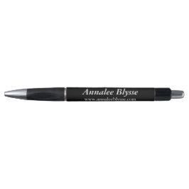 Zwart-wit Promotie Auteur Pen