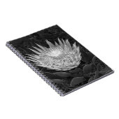 Zwart-wit Protea notitieboek (Rechterzijde)