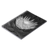 Zwart-wit Protea notitieboek (Linkerzijde)