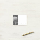 Zwart-wit Puff Post-It Notities Post-it® Notes (Op bureau)