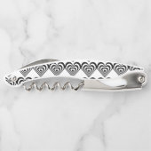 zwart-wit pulserend zebra hart Thunder_Cove Kurkentrekker (Achterkant)