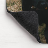 Zwart-wit puppy muismat (Hoek)