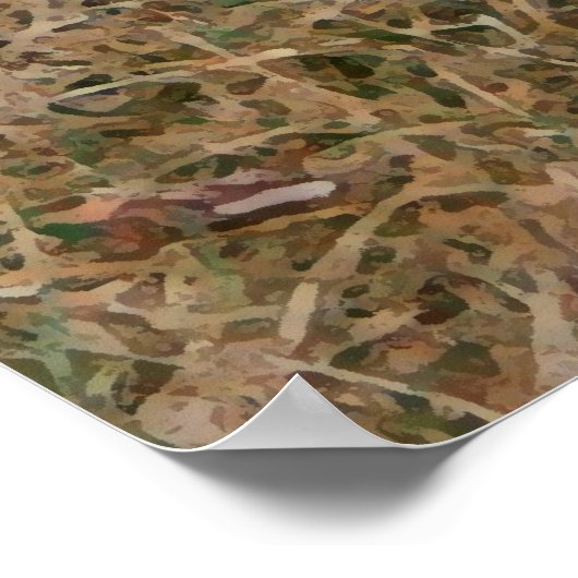 Zwart-wit puppy poster (Hoek)