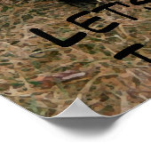 Zwart-wit puppy poster (Hoek)