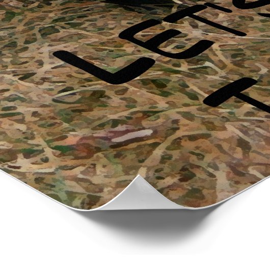 Zwart-wit puppy poster (Hoek)