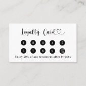 Zwart wit qr code business logo merk kleur klantenkaartje (Voorkant)