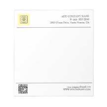 Zwart Wit QR Code Zakelijk Logo Modern