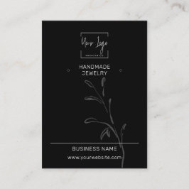 Zwart & Wit QR Mode Sieraden Display Kaart Contactkaartje