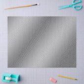 Zwart/wit Quirky Waves-gradiënt over druk Tissuepapier (Craft)