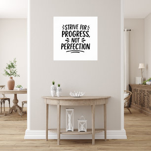 Zwart wit quote motivatie poster