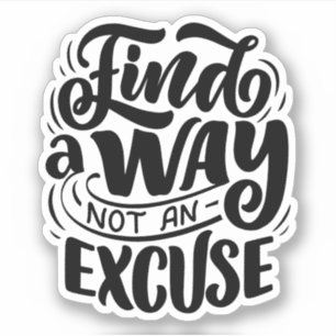 Zwart-wit  Quotes Sticker