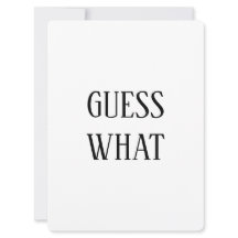 Zwart-wit Raad wat zwangerschap aankondiging