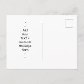 Zwart Wit Radiate Liefde Hart Mandala Briefkaart (Achterkant)