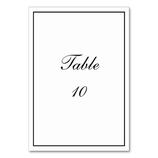 Zwart wit randschrift minimalistische bruiloft kaart (Achterkant)