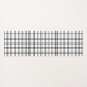 Zwart-wit raster yogamat (Achterkant (horizontaal))