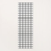 Zwart-wit raster yogamat (Achterkant)