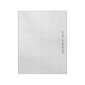 Zwart-wit rasterpatroon vanaf het bureau van notitieblok (Linkerzijde)