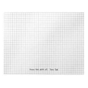 Zwart-wit rasterpatroon vanaf het bureau van notitieblok