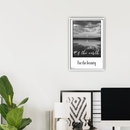 Zwart-wit reflecties voor het Beauty Poster