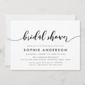 Zwart-wit Relax Script Vrijgezellenfeest Kaart (Voorkant)