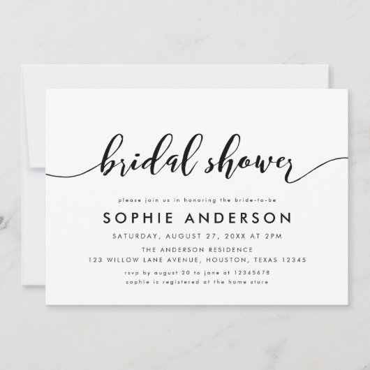 Zwart-wit Relax Script Vrijgezellenfeest Kaart (Voorkant)