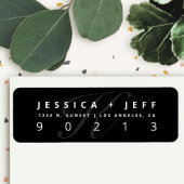 Zwart-wit | Retouradres Etiket